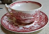 Lots of great vintage china and glass pieces.