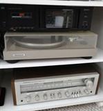 Pioneer turntable $ 60.00, Pioneer receiver $ 50.00 - SOLD