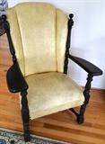 Upholstered arm chair $ 100.00