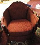 Antique scoop chair (2 available) $ 80.00 each.