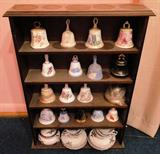 Ceramic bells from $ 5.00 each (Wedgewood bell $ 20.00)