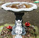 Cement Birdbath $ 40.00