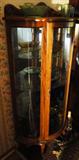 Curved glass curio $ 240.00
