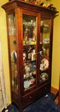 Large glass display case $ 280.00