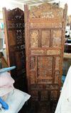 Antique carved wood screen $ 280.00