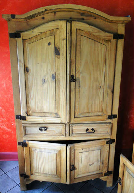 Solid Pine Armoire - $ 340.00
