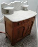 Marble top antique vanity - $ 300.00
