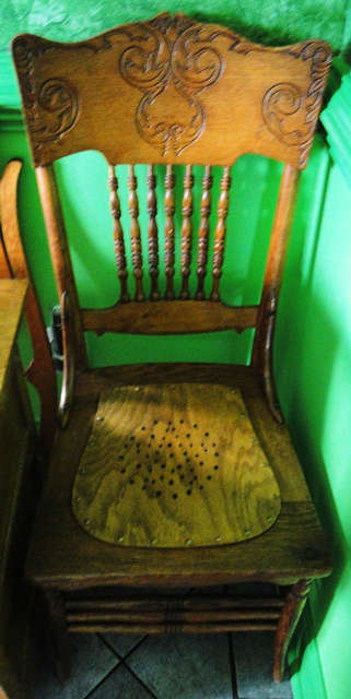 Dining Chair - antique (4 with caning and 2 with boards)