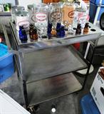 Vintage Doctor's apothecary table with jars $ 140.00