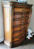 Kathy Ireland solid wood dresser $ 400.00 (matching wardrobe / armoire, california king bed, 2 end tables and dresser also available)