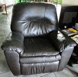 Leather recliner / rocker $ 180.00