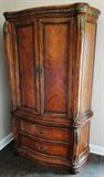 Kathy Ireland solid wood wardrobe $ 400.00 (matching wardrobe / armoire, california king bed, 2 end tables and dresser also available)