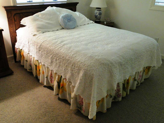 Queen Bed $ 240.00 (includes frame, headboard, mattress and box spring)