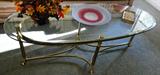Glass top coffee table $ 80.00