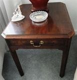 Solid wood end table $ 80.00
