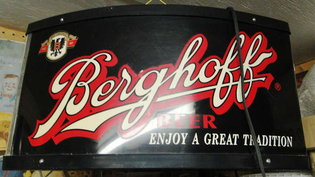 Berghoff beer lighted sign -$ 70.00
SOLD - CD