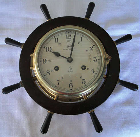 Schatz royal mariner shipwheel clock $ 130.00
