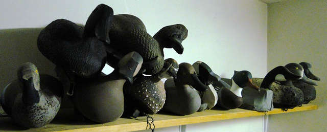 Loads of vintage decoy ducks - priced from $ 30.00 and up.