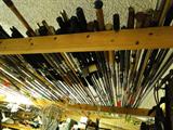 Hundreds of fishing poles - all types and brands.