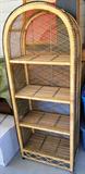 Wicker shelf unit $ 60.00