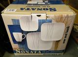Sonata 16 piece dinnerware set $ 30.00
