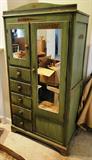 Mirrored wardrobe $ 200.00