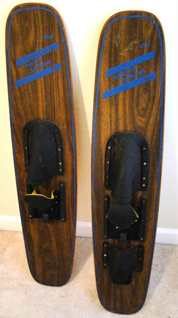 Trixter wood water skis $ 50.00