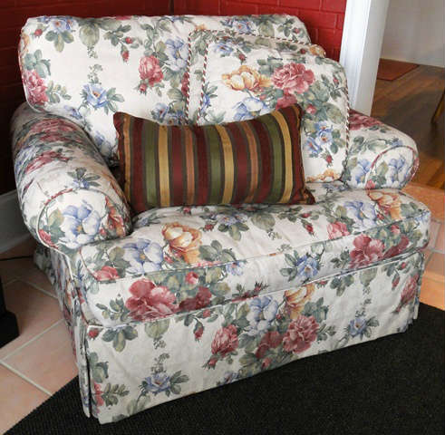 Upholstered chair $ 180.00