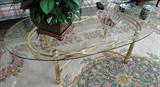 Glass top coffee table $ 100.00