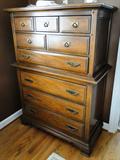Solid wood tall dresser $ 280.00