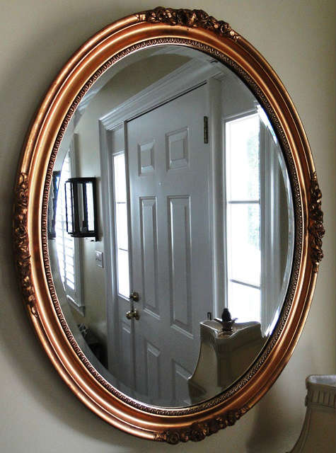 Oval mirror $ 80.00