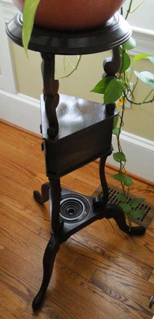 Solid wood plant stand $ 60.00