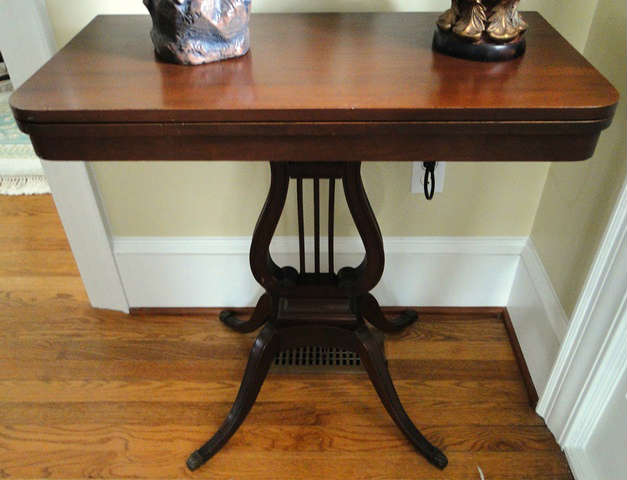 Antique foyer table $ 140.00