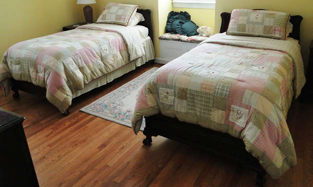 Twin bed set - $ 500.00 (bedding / linens not included)