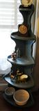 Vintage corner shelf unit $ 50.00