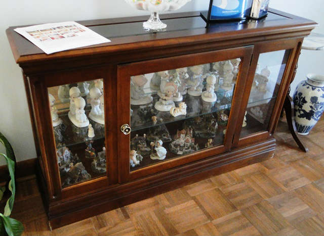 Low glass front display case $ 180.00