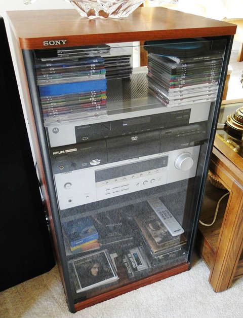 Stereo cabinet and components
