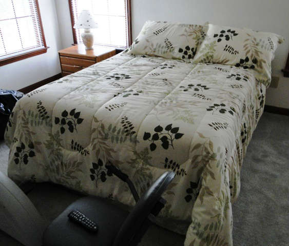 Bed. $ 120.00. Bedding not included.