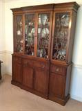 Drexel glass front vintage china hutch - $ 460.00 - 66" wide x 14" deep x 83" tall.