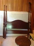 4 post full bed (Frame only) - $ 140.00