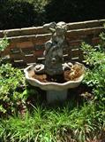 Concrete bird bath $ 80.00
