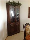 Ethan Allen corner hutch $ 450.00
