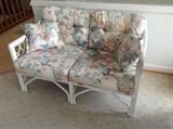 Rattan loveseat $ 160.00