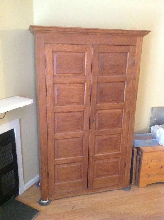 Solid wood armoire - $ 400.00