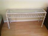 Metal / Glass sofa table $ 60.00