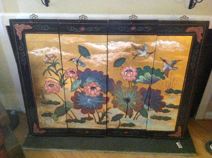 4 Panel oriental print $ 160.00
