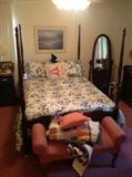 4 post bed (includes frame / mattress / box spring) $ 380.00