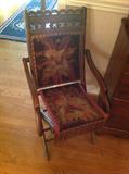 Vintage upholstered folding chair $ 180.00