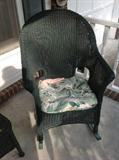Wicker resin rocker $ 80.00