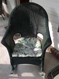 Wicker resin rocker $ 80.00